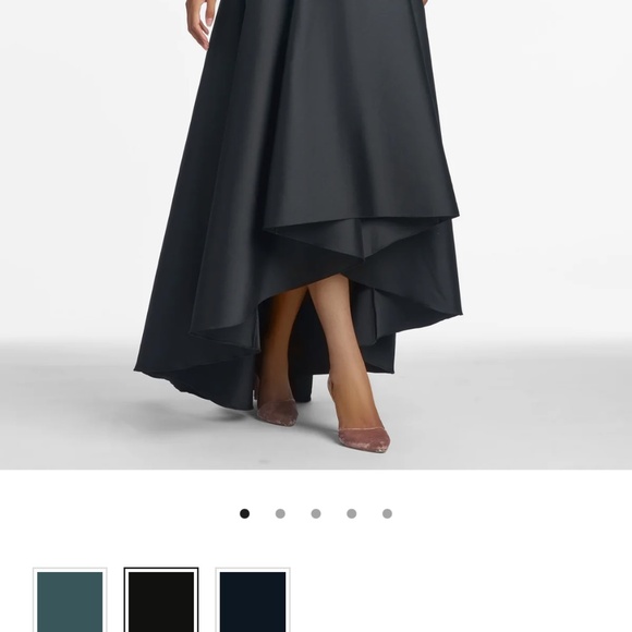 Sachin & Babi Elegant Black High Low Sample Dress size 0 - Picture 2 of 6